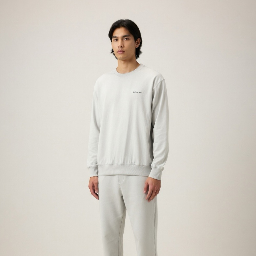 Santo Studio Men’s Performance Pullover Sweatshirt Size M Athleisure Activewear